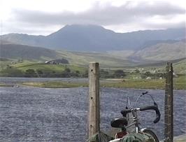Llynau Mymbyr, Capel Curig, 10.4 miles into the ride